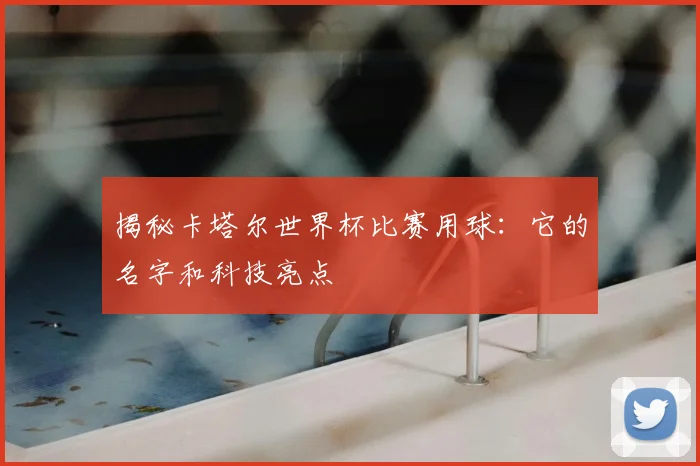 揭秘卡塔尔世界杯比赛用球：它的名字和科技亮点